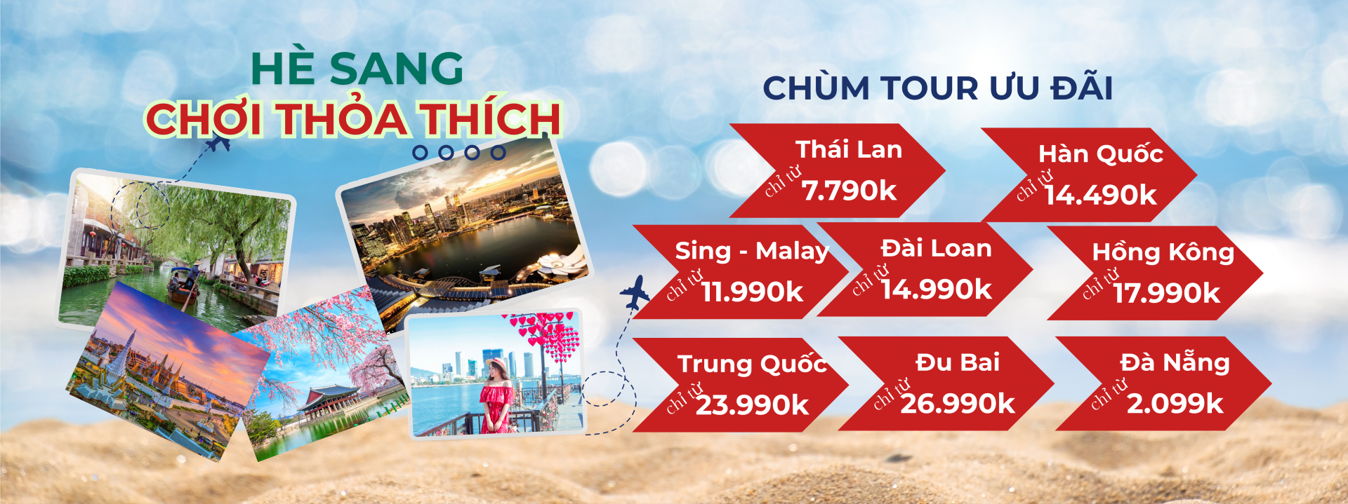 CHÙM TOUR NƯỚC NGOÀI HÈ 2025